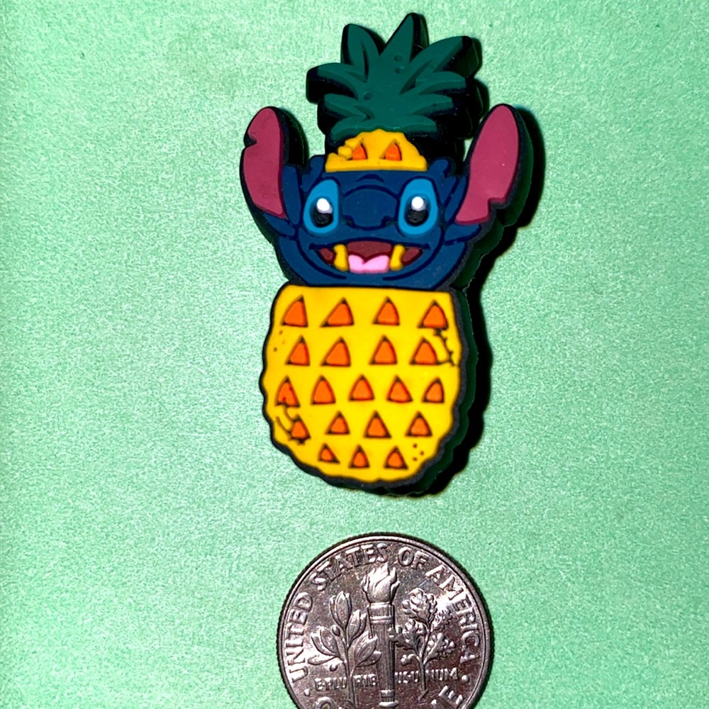 (10 for $15) Lilo & Stitch inside of a Pineapple The Movie Croc Shoe Charms